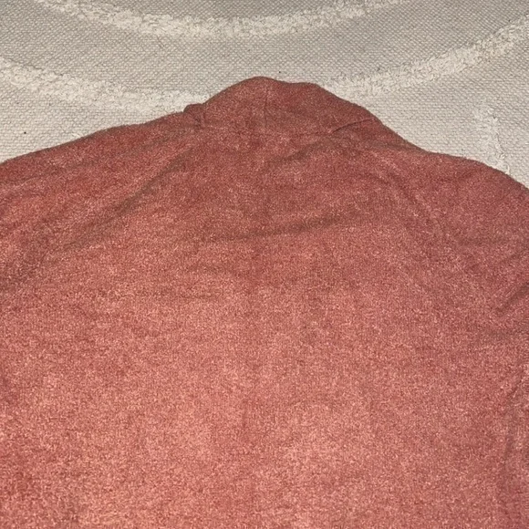 Barefoot Dreams CozyChic Lite Orange Open Front Cardigan Small - Picture 10 of 11